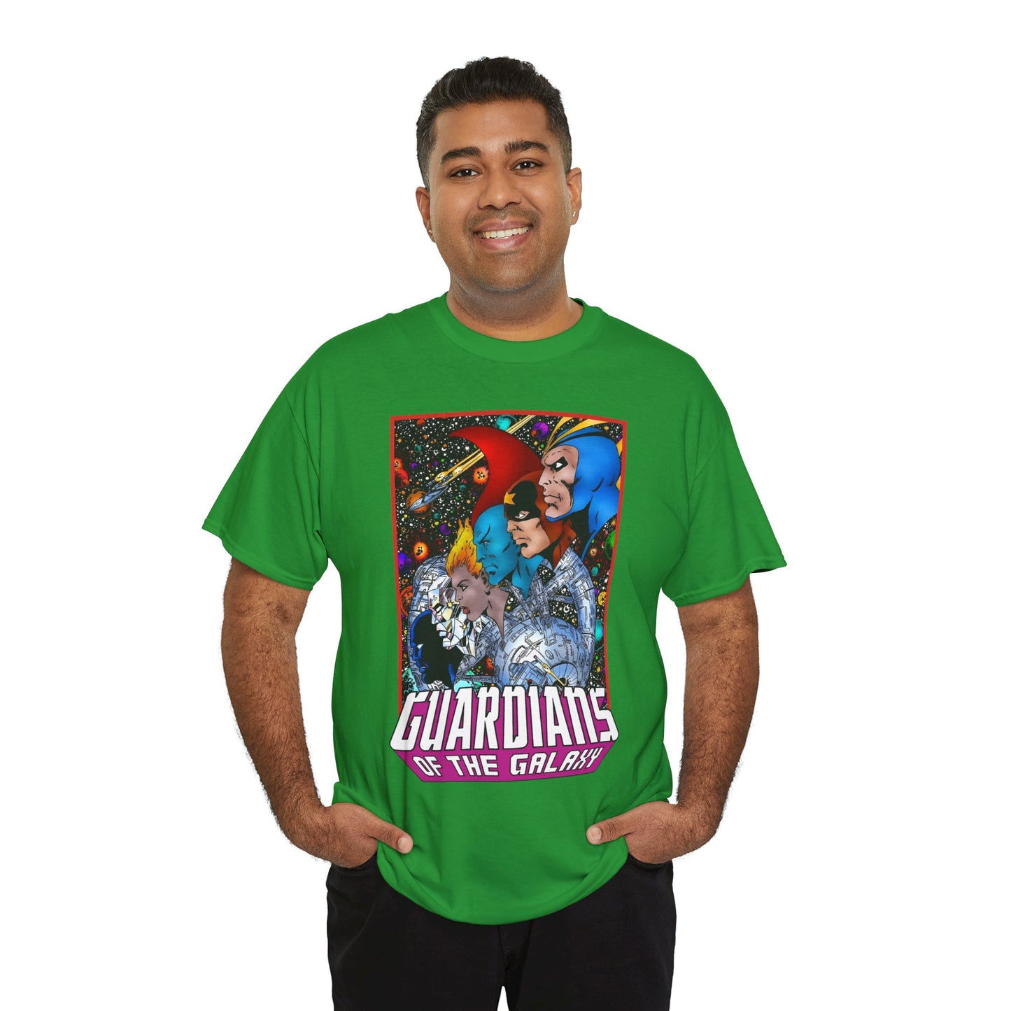 Guardians of the Galaxy T-Shirt - George Perez Art - Starhawk, Yondu, Vance Astro - Marvel Comics