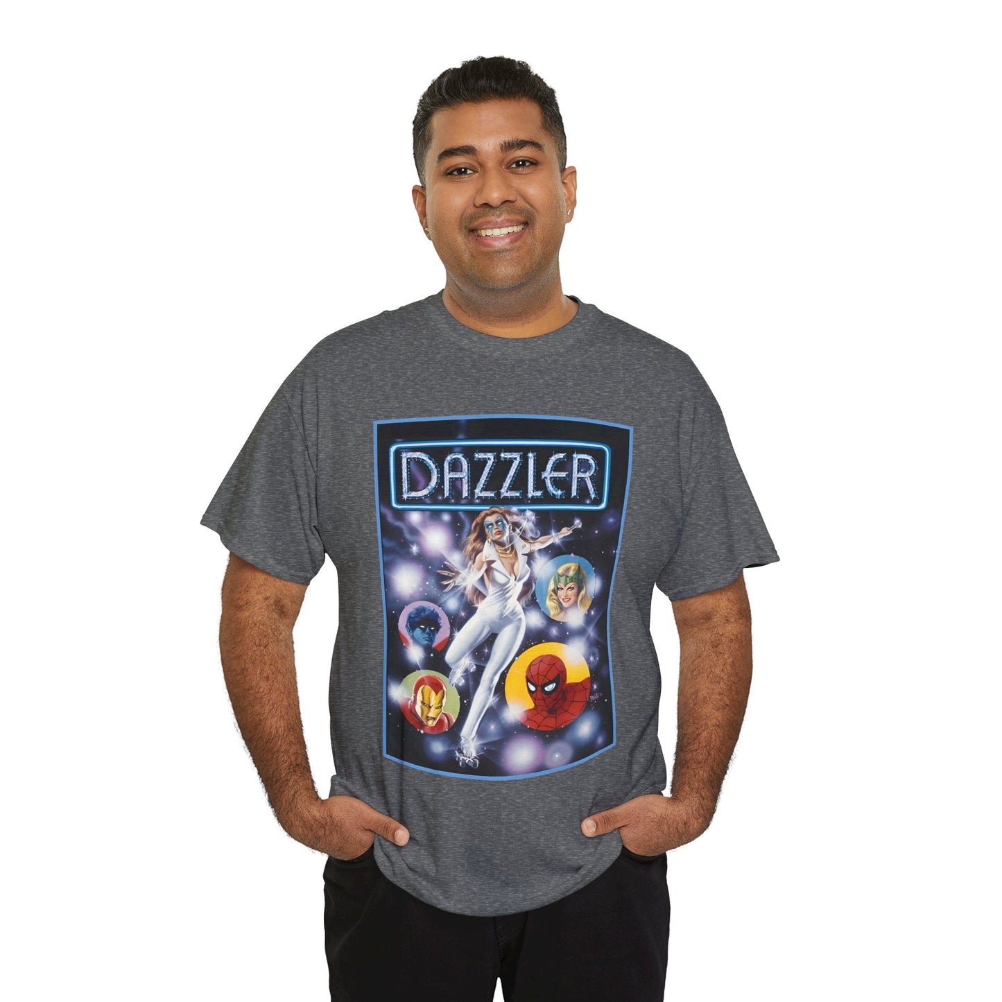 Dazzler T-Shirt - Bob Larkin Art - X-Men Connection - Alison Blaire - Mutant Pop Star - Marvel Comics