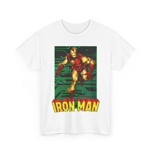 Iron Man T-Shirt - John Byrne Art - Tony Stark, Stark Industries - Avengers Member & Leader - Marvel Comics Armored Hero