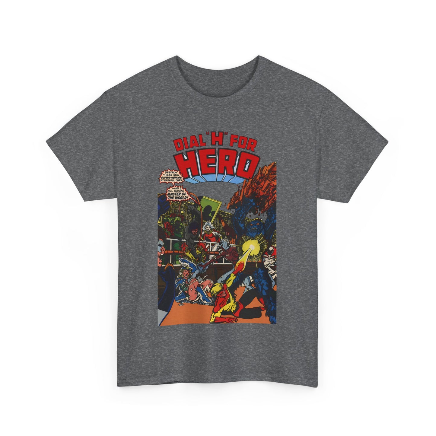 Dial "H" For Hero T-Shirt - George Perez Art - Chris King and Vicki Grant - Adventure Comics Series - DC Comics