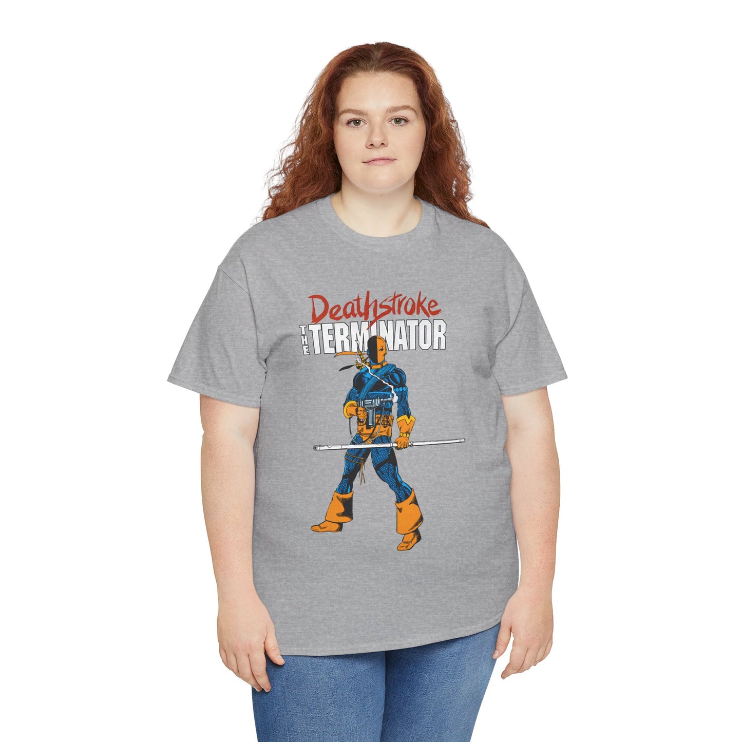 Deathstroke T-Shirt - George Perez Art - New Teen Titans Foe & Mercenary - Slade Wilson, Father of Jericho and Ravager - DC Comics - The Terminator