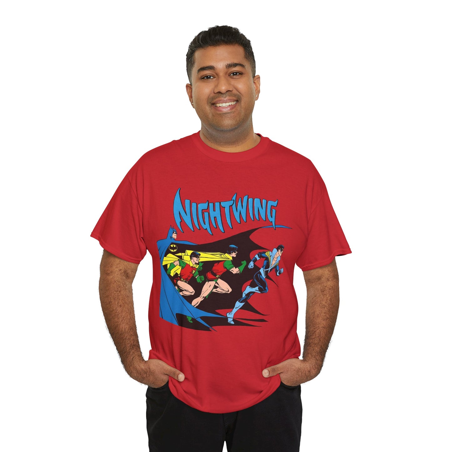 Nightwing T-Shirt - George Perez Art - Batman, Bruce Wayne, Robin, Dick Grayson - New Teen Titans Leader - DC Comics