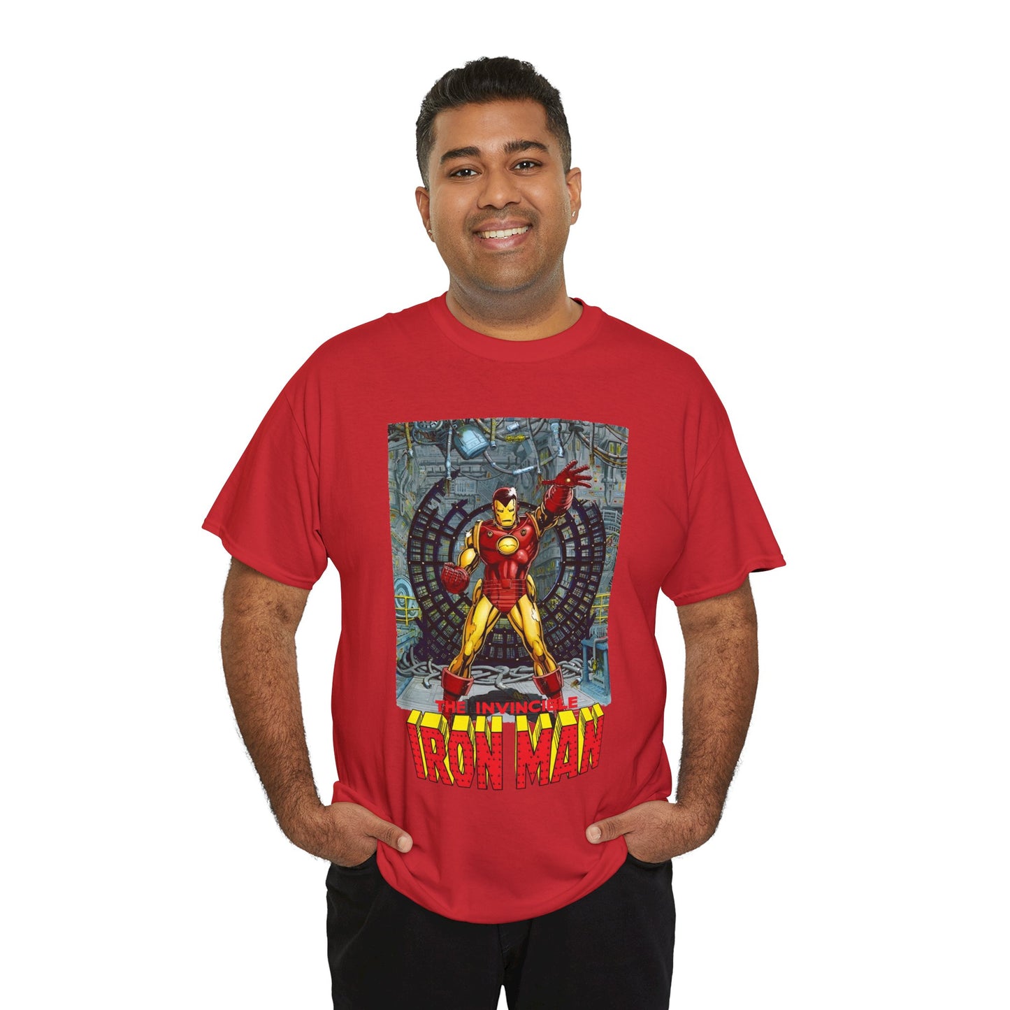 Iron Man T-Shirt - Bob Layton Art - Tony Stark Armor - Avengers Member & Leader - Marvel Comics