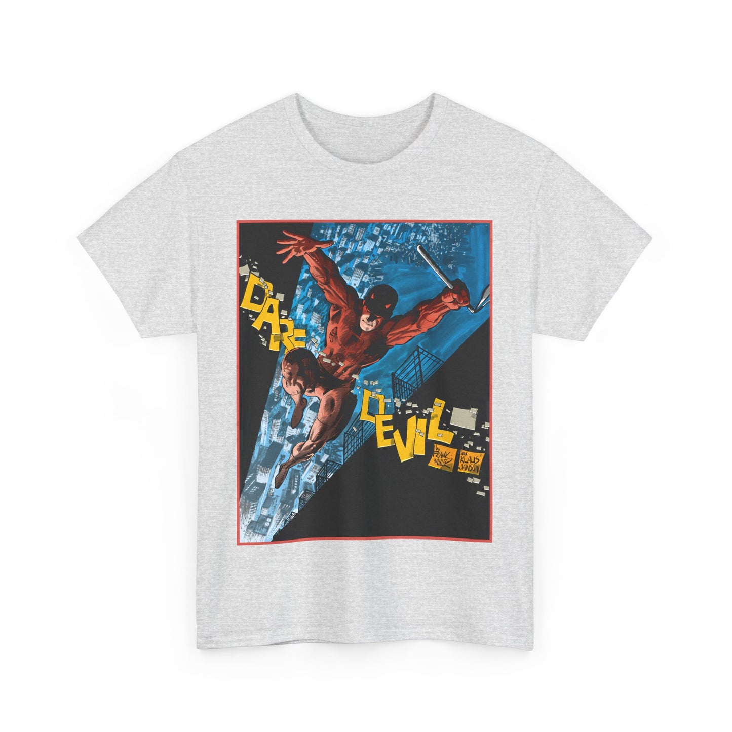 Daredevil T-Shirt - Frank Miller & Klaus Janson Art - The Man With No Fear - Hell's Kitchen - Marvel Comics
