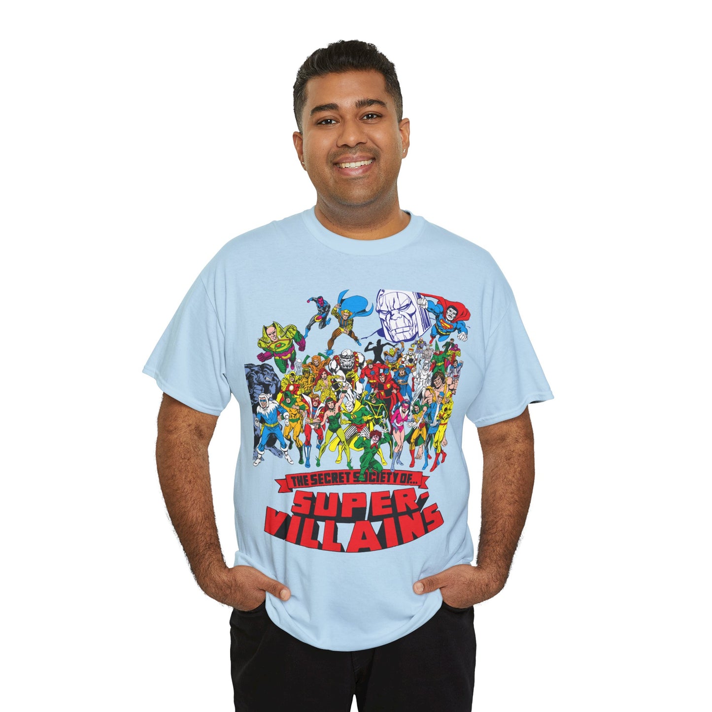 Secret Society of Super-Villains T-Shirt - DC Comics - SSOSV - Luthor, Grodd, Darkseid, Sinestro, Poison Ivy, Mirror Master