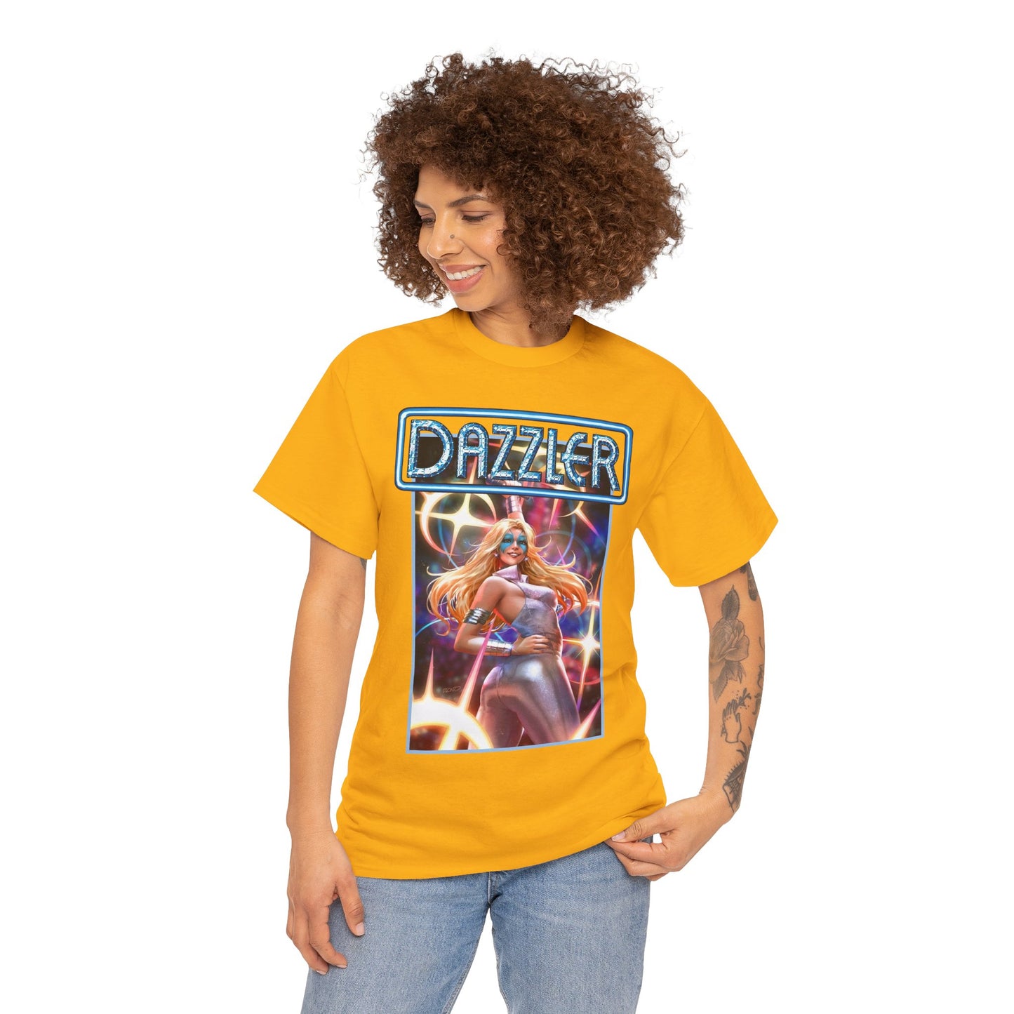 Dazzler T-Shirt - Derrick Chew Art - Alison Blaire - Mutant Pop Star - X-Men Member - Marvel Comics
