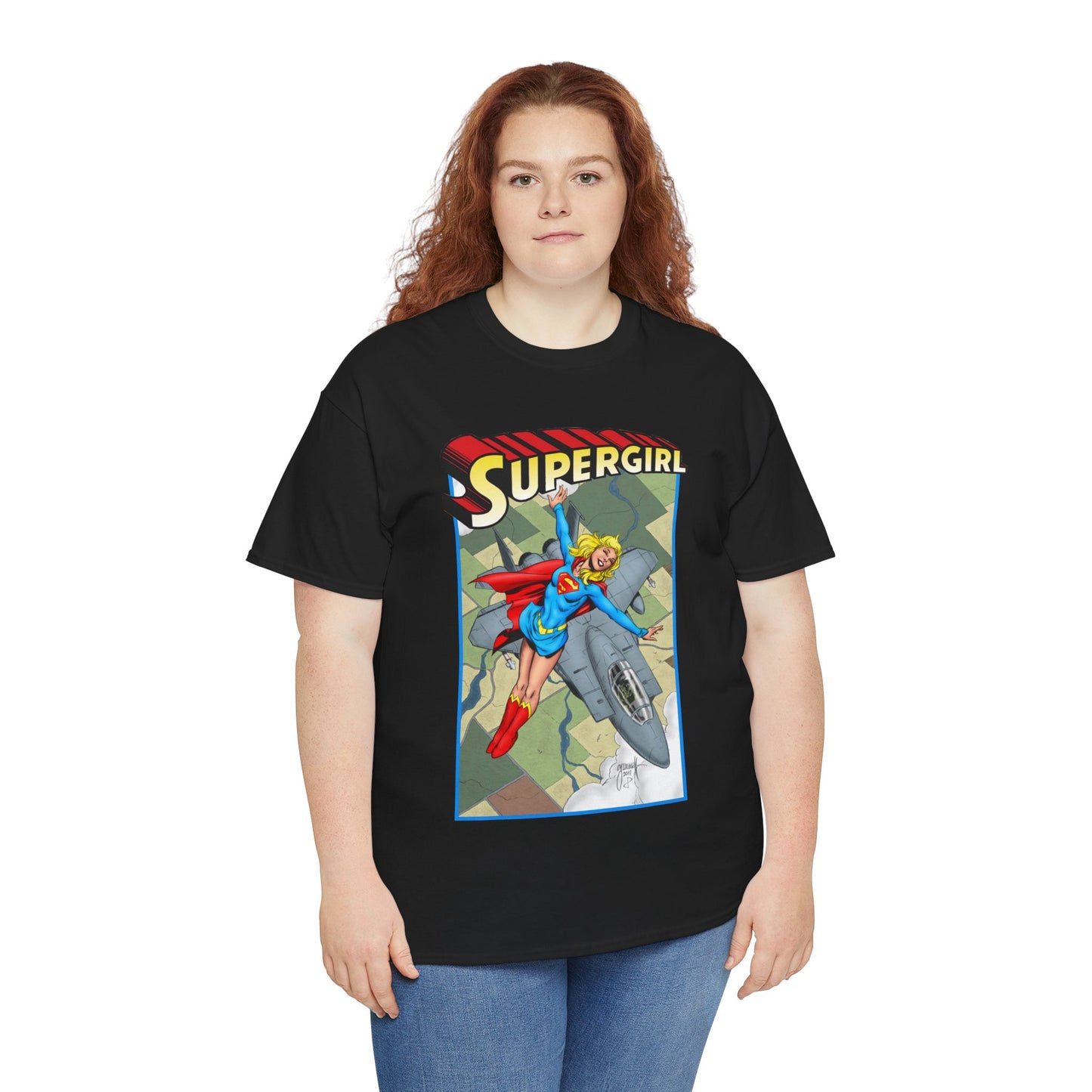 Supergirl T-Shirt - Tom Grummett Art - Kara from Argo City, Superman's Cousin - The Maid of Might - DC Comics