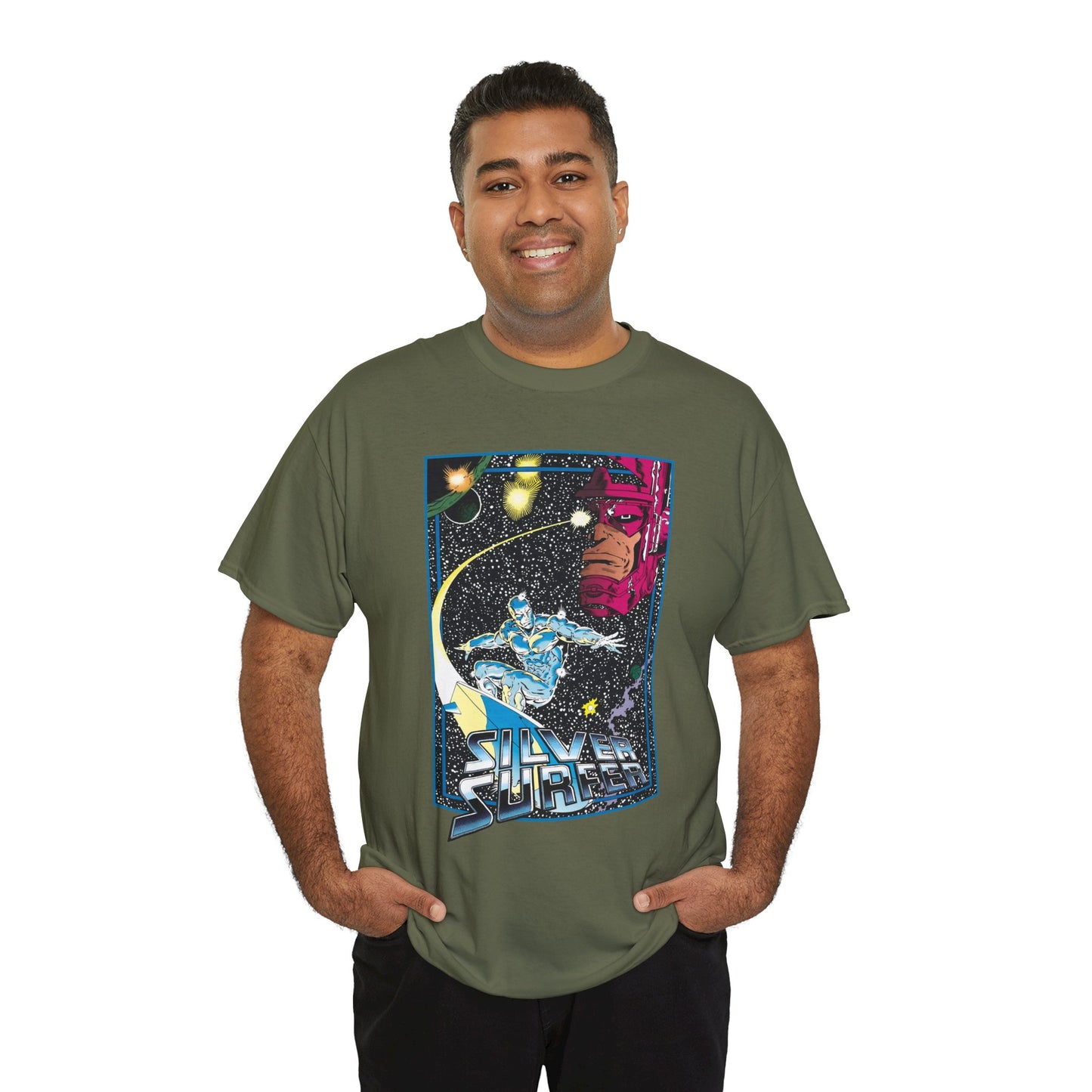 Silver Surfer T-Shirt - Ron Lim Art - Herald of Galactus - Norrin Radd - Popular Marvel Comics Character