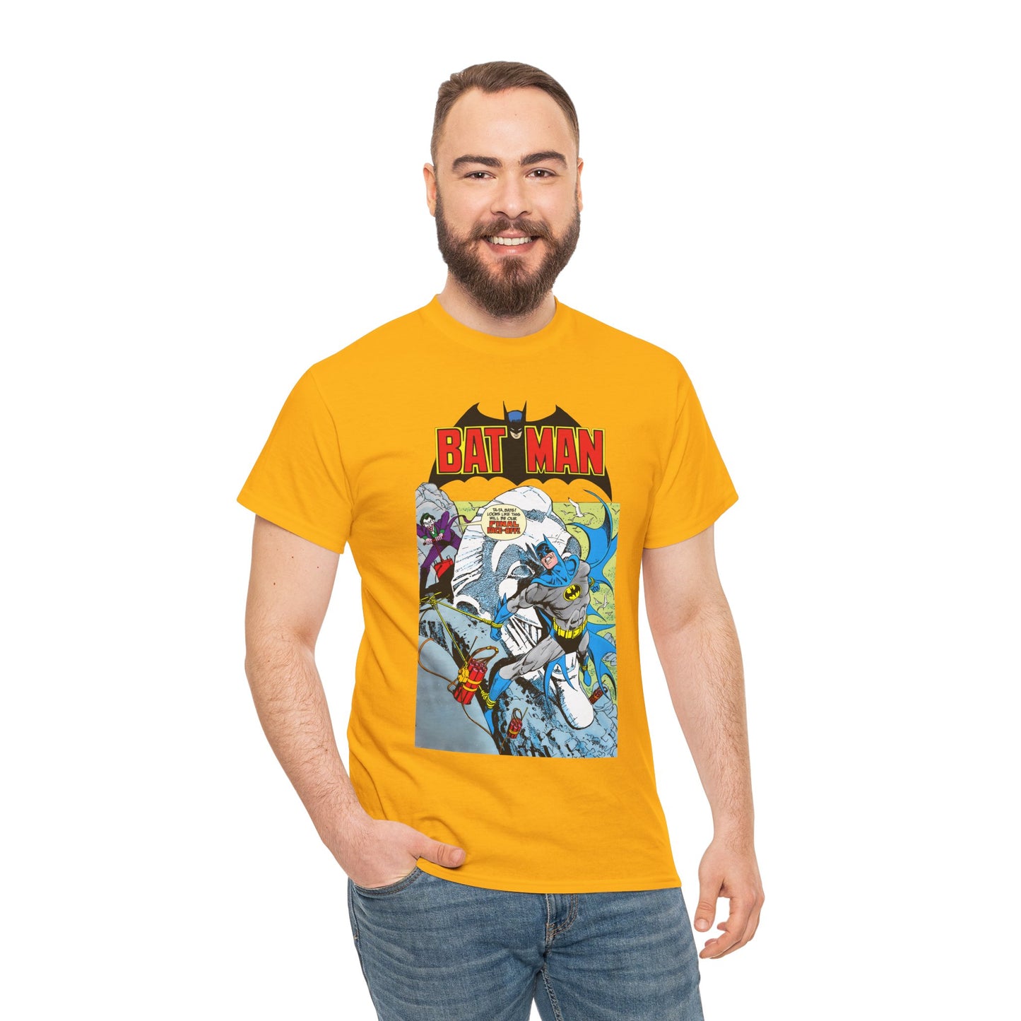 Batman T-Shirt - José Luis García-López Art - Joker - #353 Cover Art - Batman Strapped to Mount Rushmore - Amazing Bronze Age Art