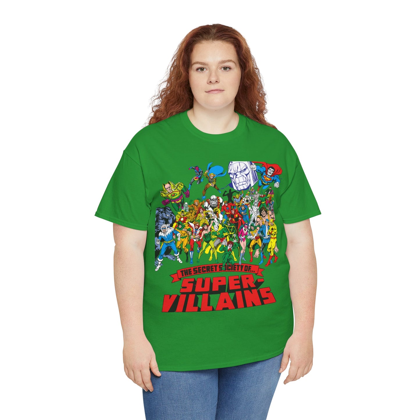 Secret Society of Super-Villains T-Shirt - DC Comics - SSOSV - Luthor, Grodd, Darkseid, Sinestro, Poison Ivy, Mirror Master