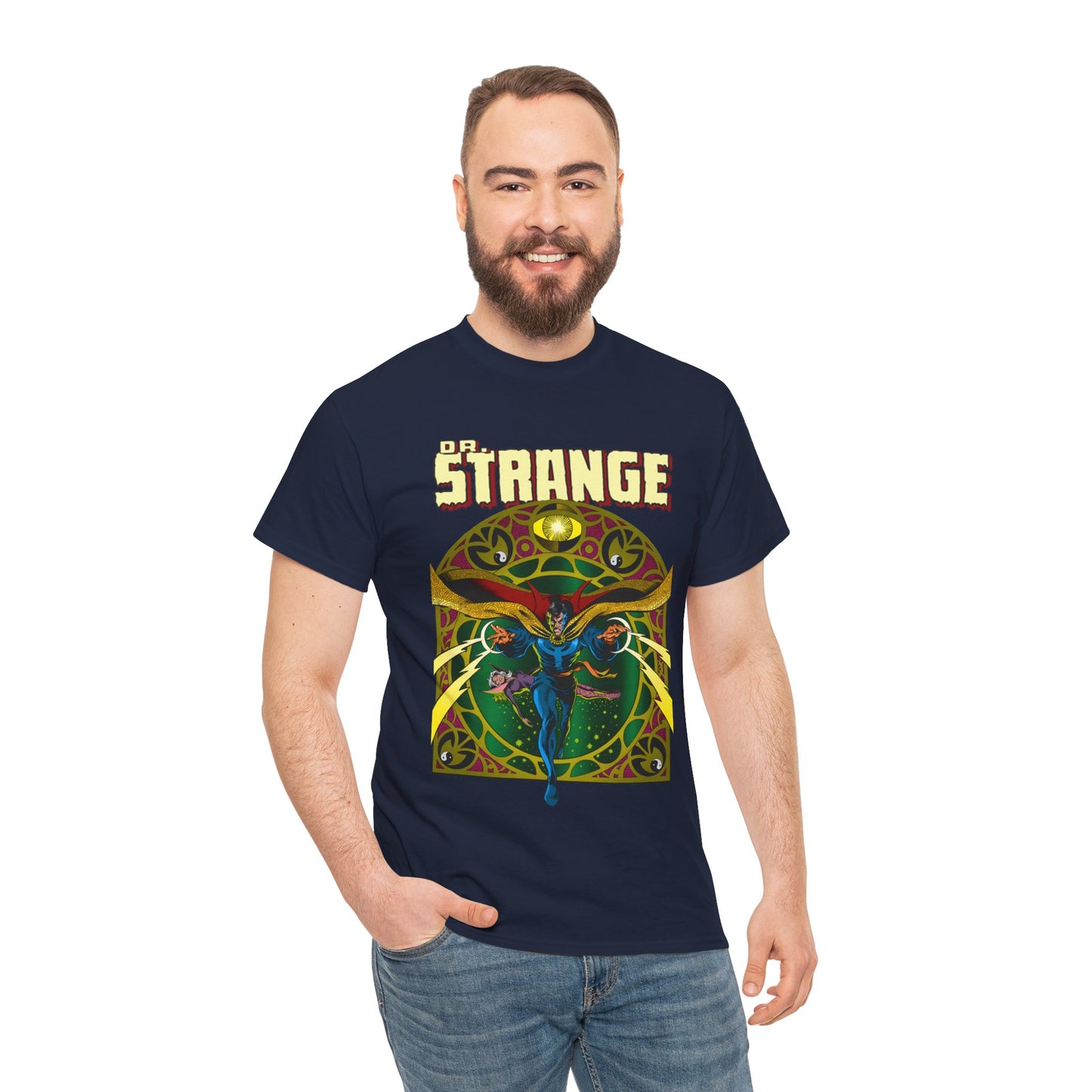 Dr Strange T-Shirt - Marvel Comics - Sorcerer Supreme - Classic Retro Art