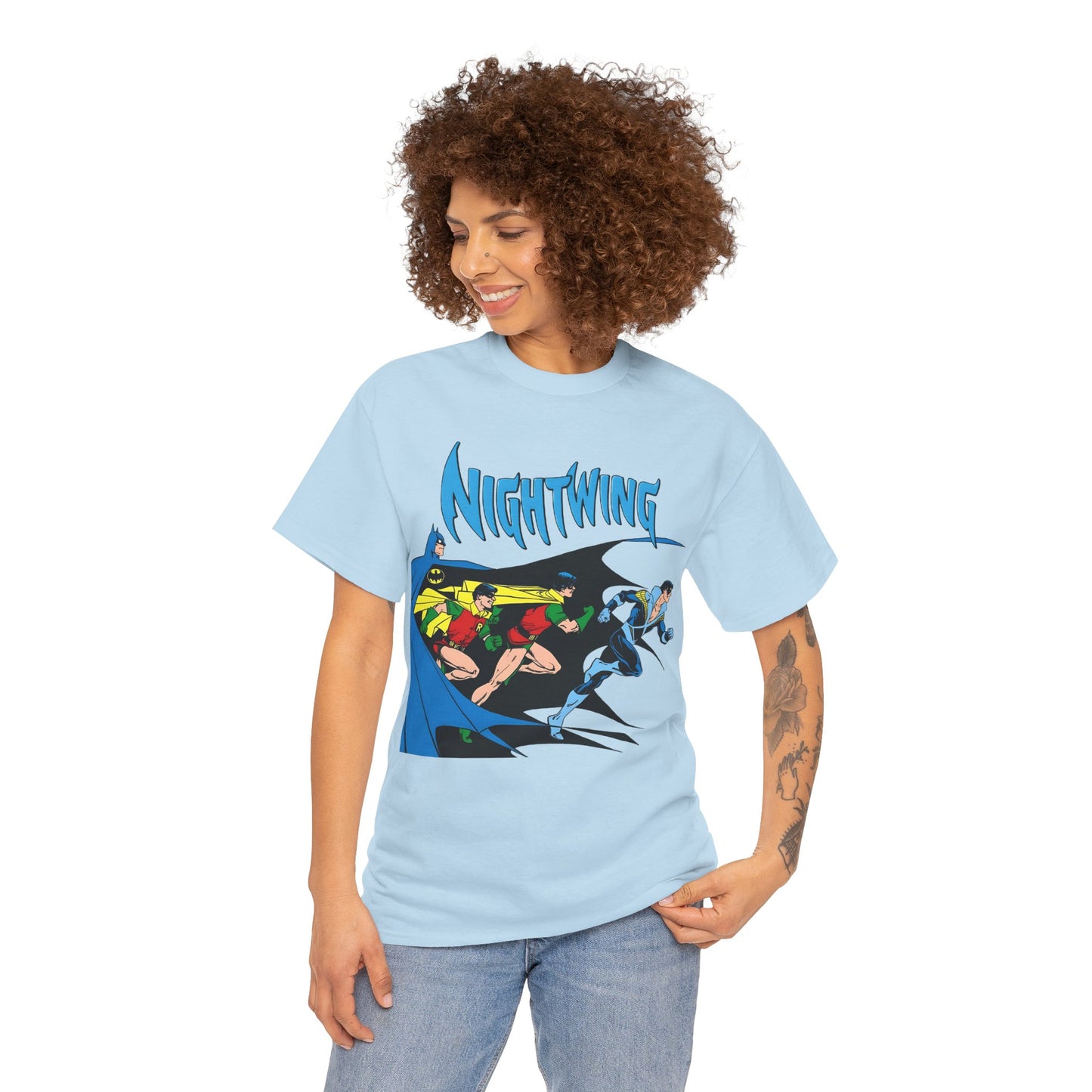 Nightwing T-Shirt - George Perez Art - Batman, Bruce Wayne, Robin, Dick Grayson - New Teen Titans Leader - DC Comics
