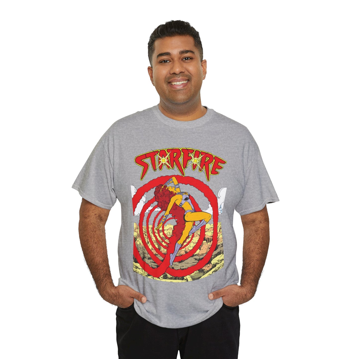 Starfire T-Shirt - George Perez Art - New Teen Titans Member - DC Comics - Koriand'r, Princess from Tamaran