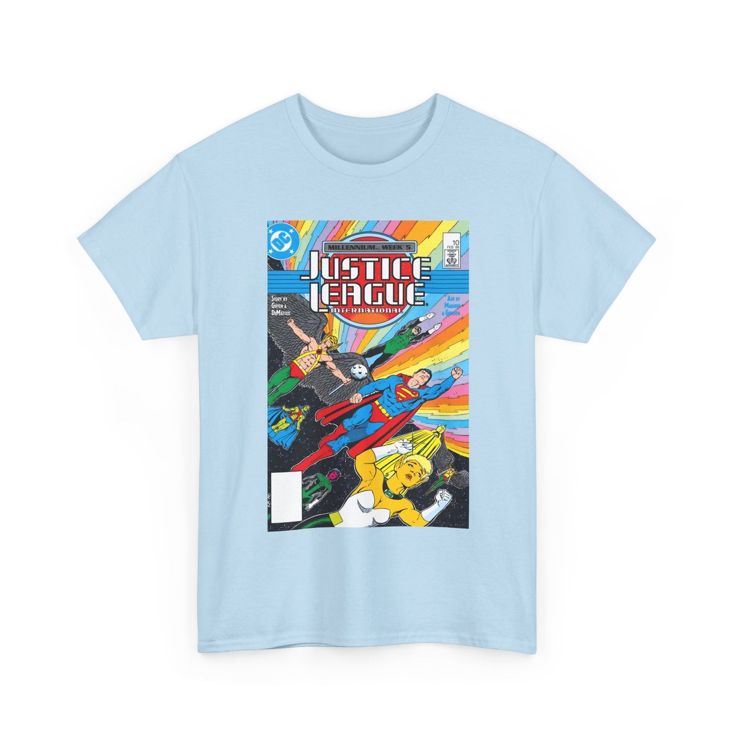 Justice League International T-Shirt - Kevin Maguire Art - DC Comics
