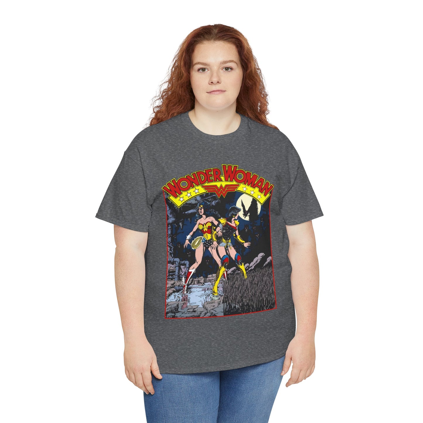 Wonder Woman & Troia T-Shirt - George Perez Art - Wonder Girl, Donna Troy - Themyscira, Paradise Island - DC Comics