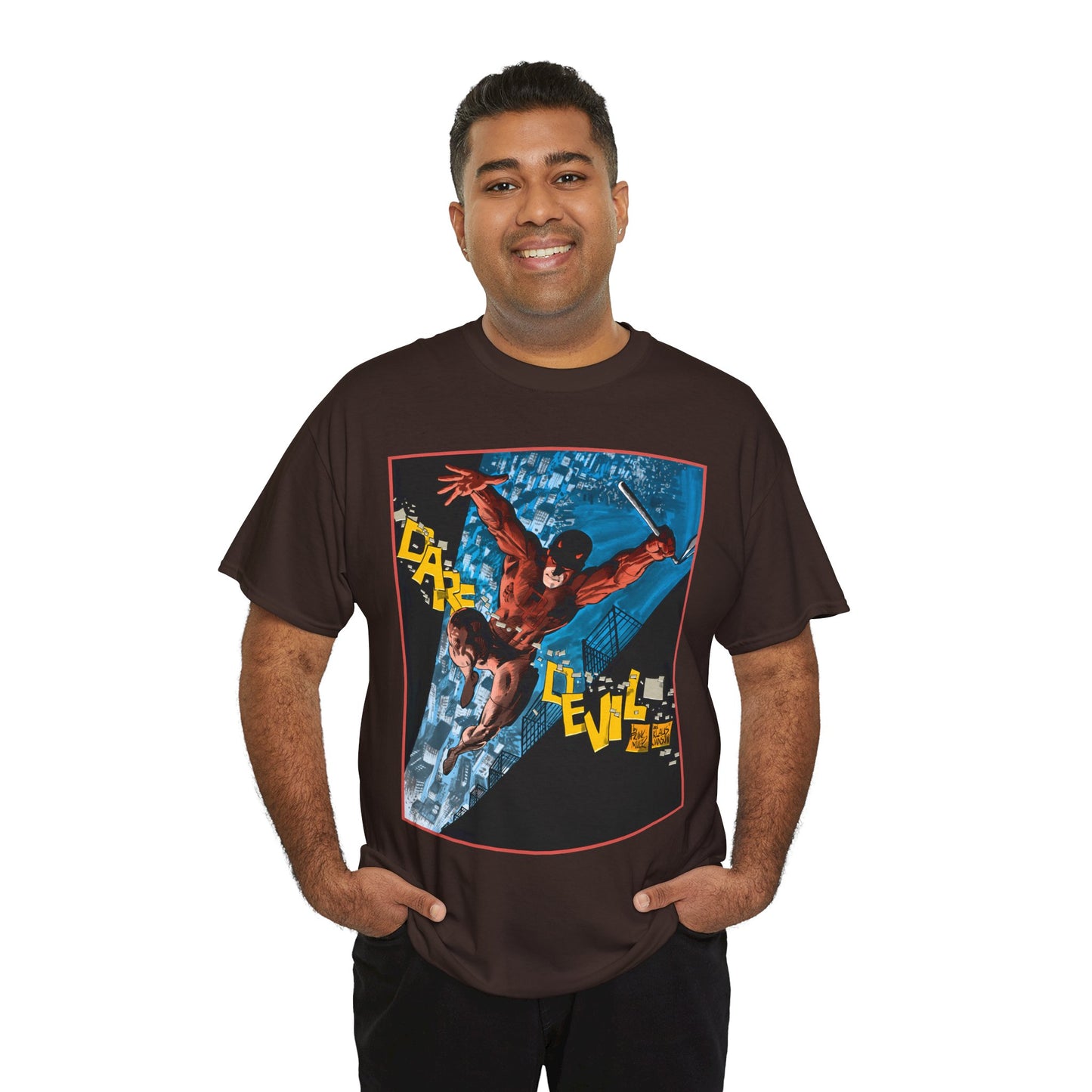 Daredevil T-Shirt - Frank Miller & Klaus Janson Art - The Man With No Fear - Hell's Kitchen - Marvel Comics