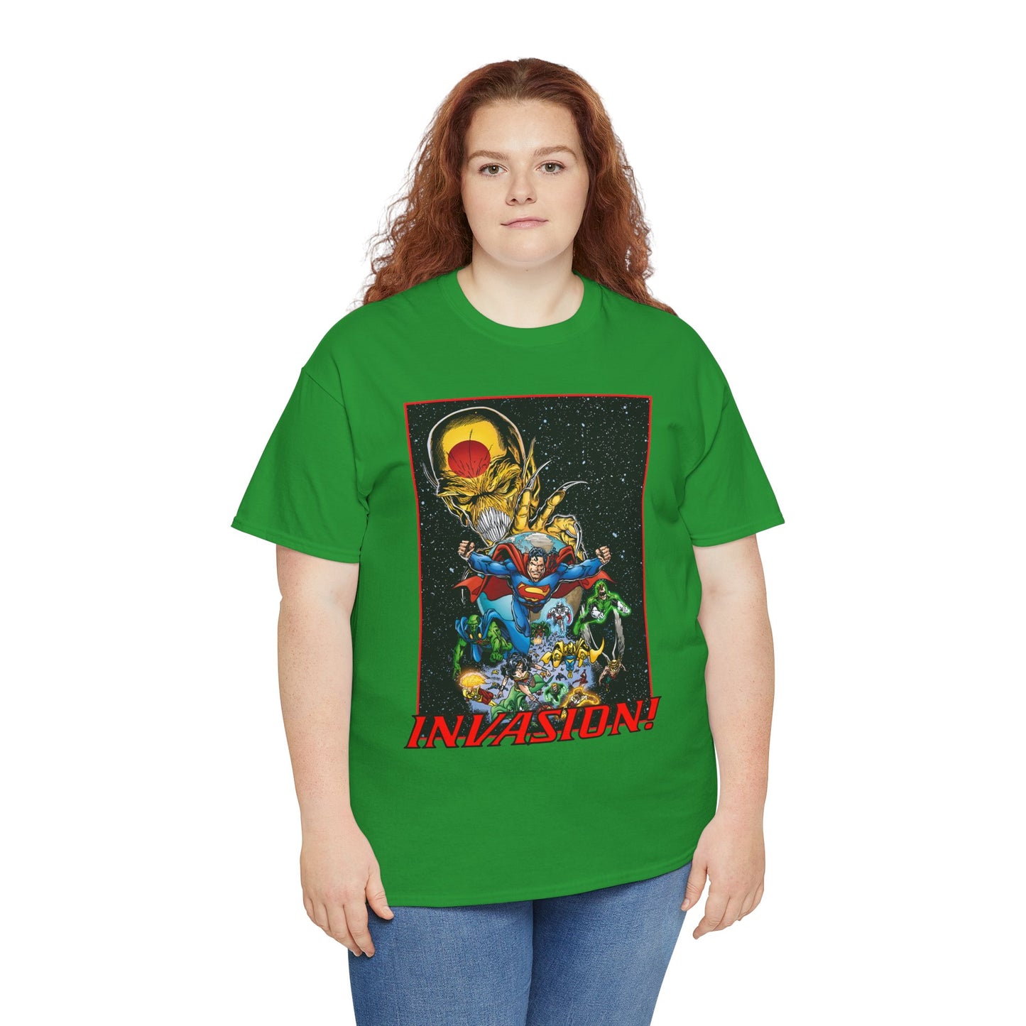 Invasion T-Shirt - Bart Sears Art - DC Comics