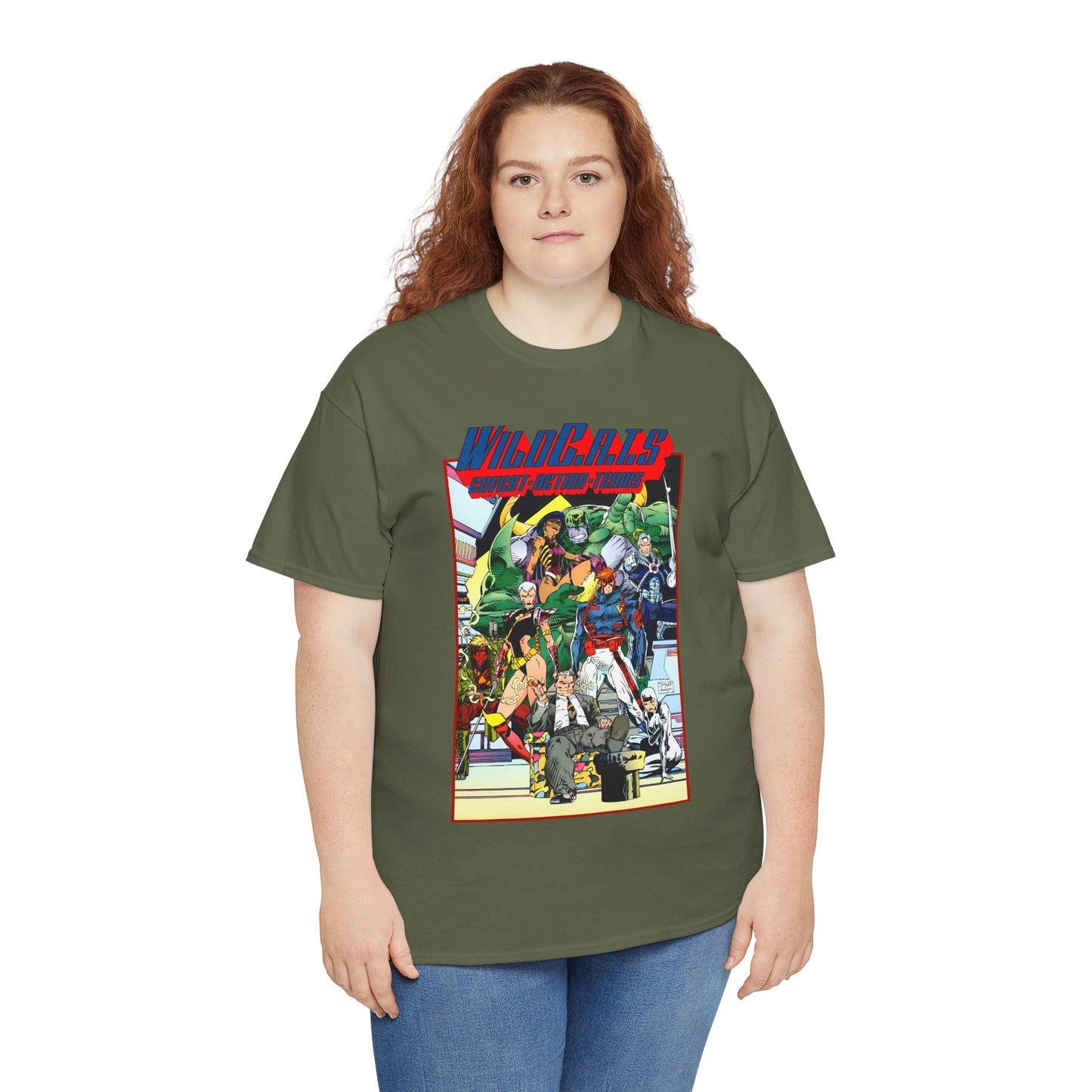 Wildcats Shirt - Jim Lee Art - Warblade, Maul, Voodoo, Grifter, Zealot, Emp, Void - Image Comics/Wildstorm/DC Comics