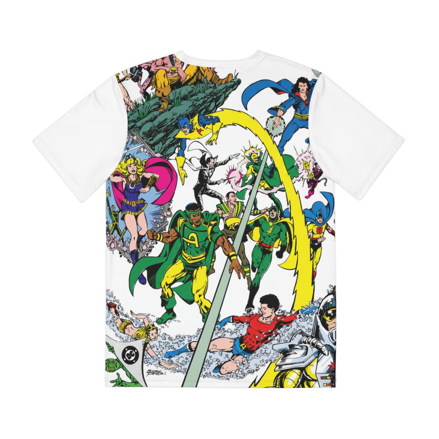 DC Comics Who's Who Polyester Tee (All-Over Print) - George Perez Art
