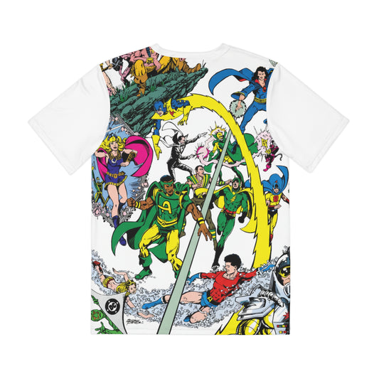 DC Comics Who's Who Polyester Tee (All-Over Print) - George Perez Art