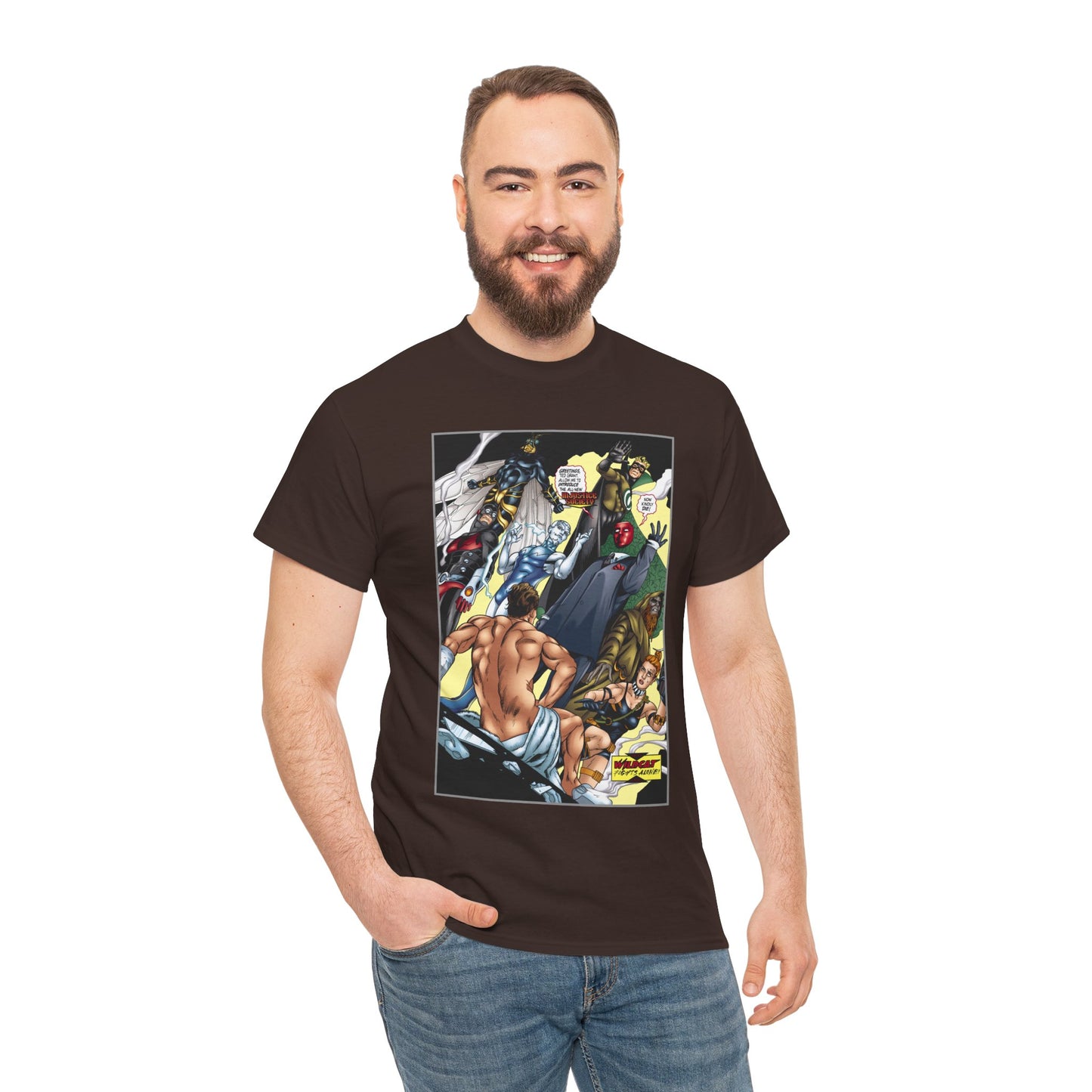 Wildcat/Injustice Society T-Shirt