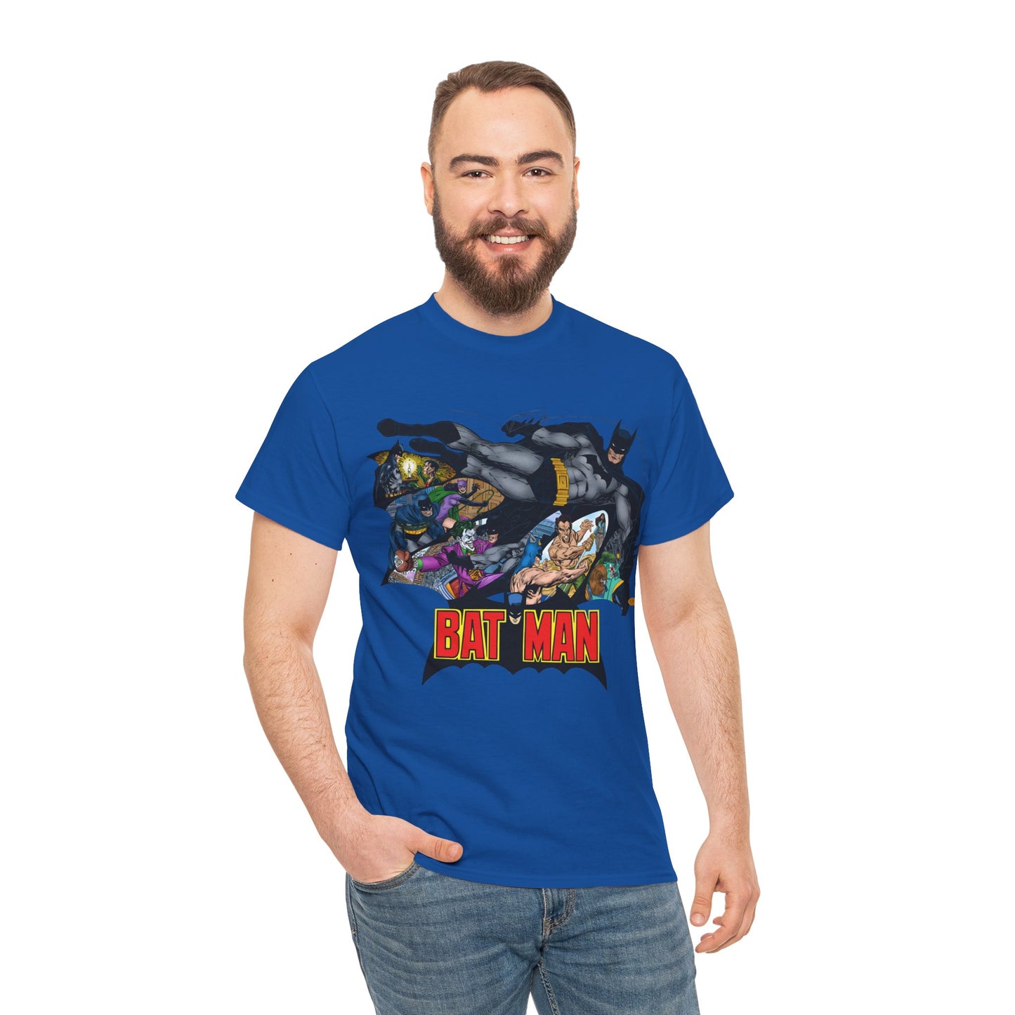 Batman T-Shirt - John Byrne Art - Joker, Catwoman, Ra's al Ghul, Talia - DC Comics - The Batcave