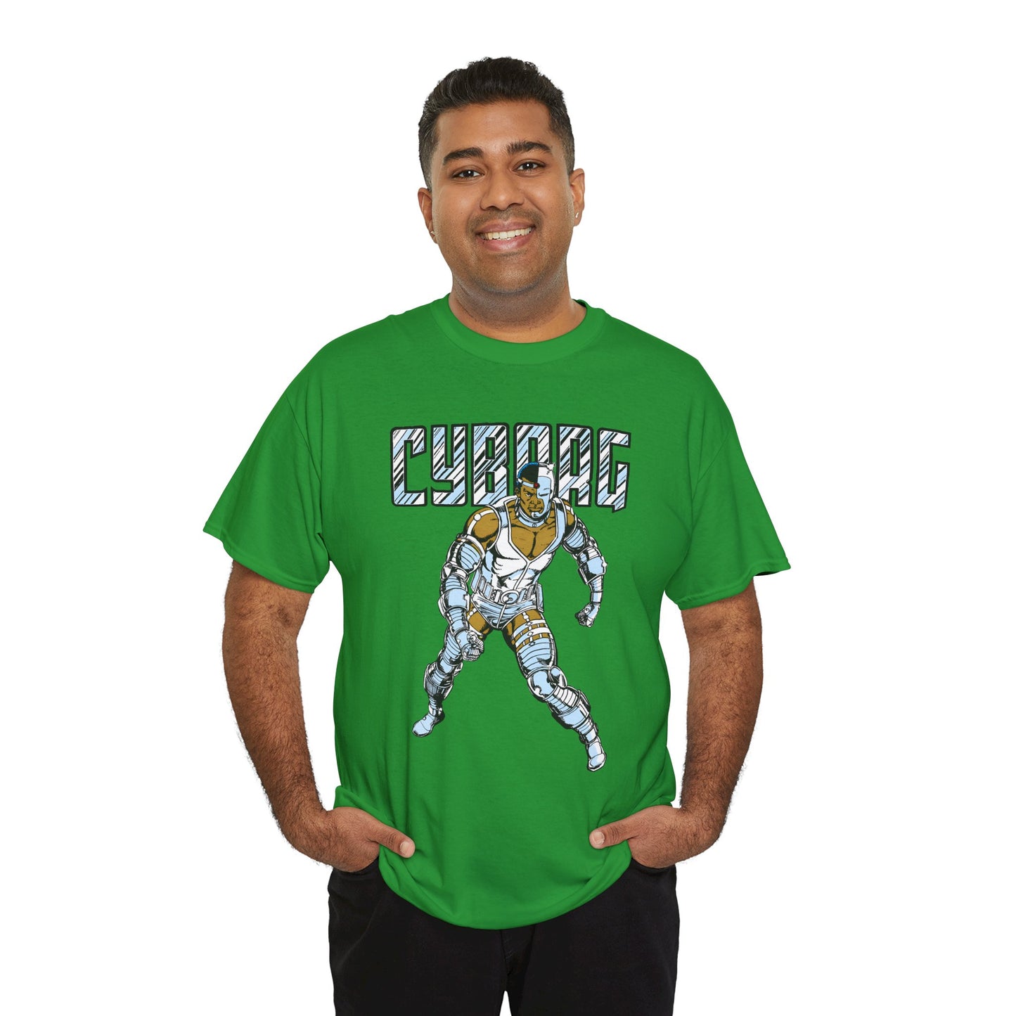Cyborg T-Shirt - George Perez Art - New Teen Titans, Justice League - Victor Stone - DC Comics