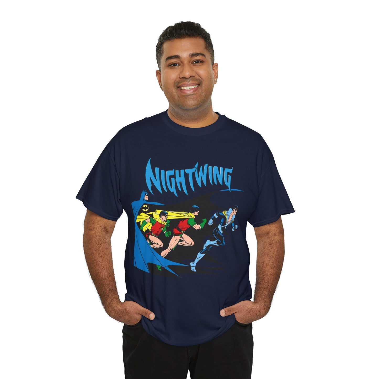 Nightwing T-Shirt - George Perez Art - Batman, Bruce Wayne, Robin, Dick Grayson - New Teen Titans Leader - DC Comics