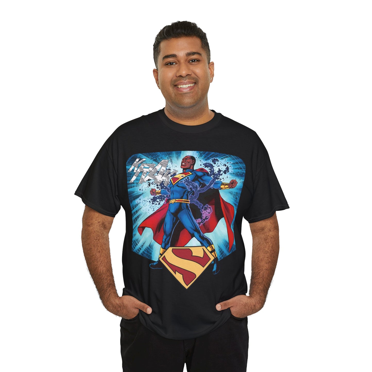 Superman Earth 23 T-Shirt - DC Comics - Calvin Ellis, Vathlo - Justice Incarnate - President