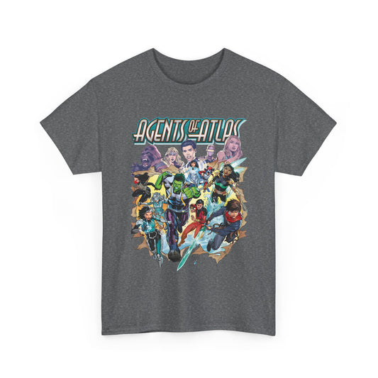 Agents of Atlas T-Shirt - Shang-Chi, Silk, Aero, Luna Snow - Marvel Comics