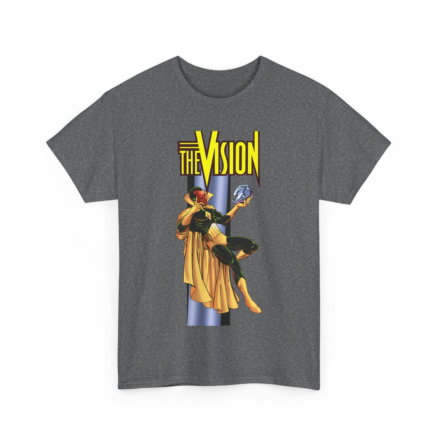 Vision T-Shirt - George Perez Art - Built by Ultron - Avengers Member - Marvel Comics