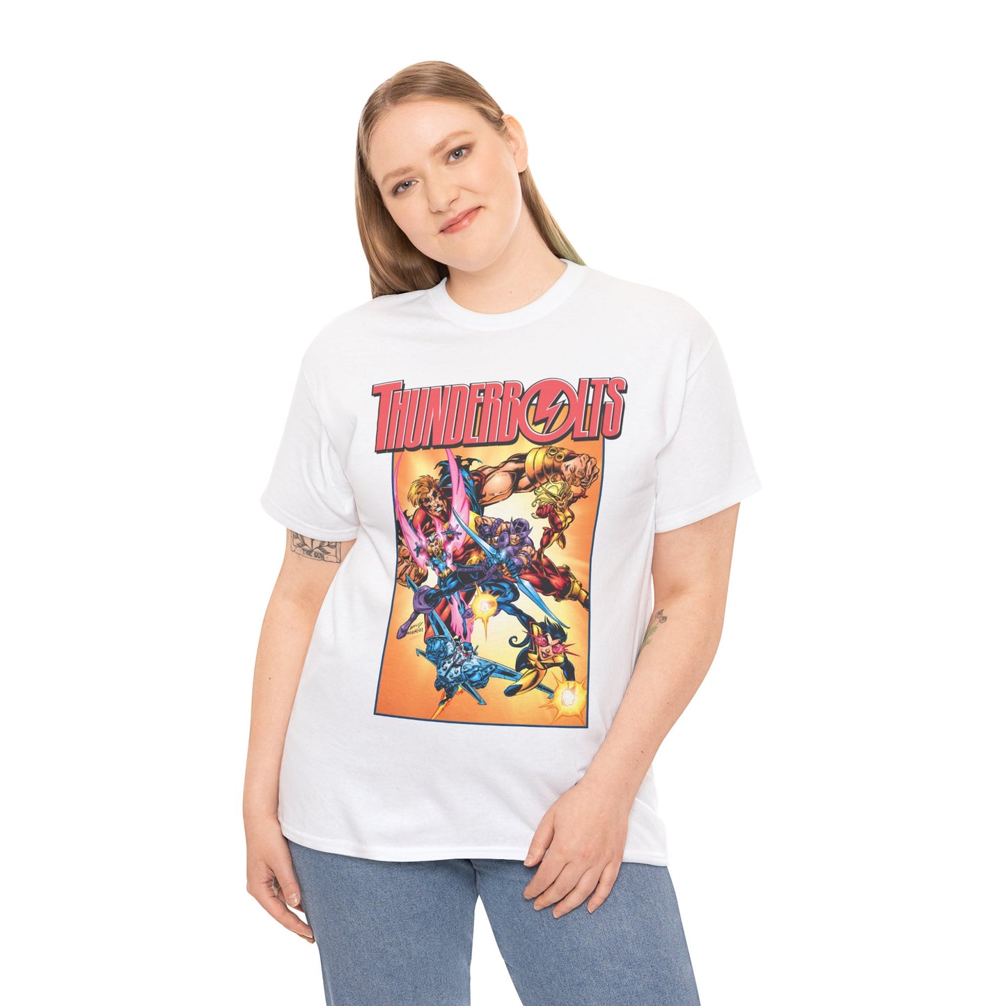 Thunderbolts T-Shirt - Mark Bagley Art - Hawkeye, Songbird - Marvel Comics - Avengers Connection