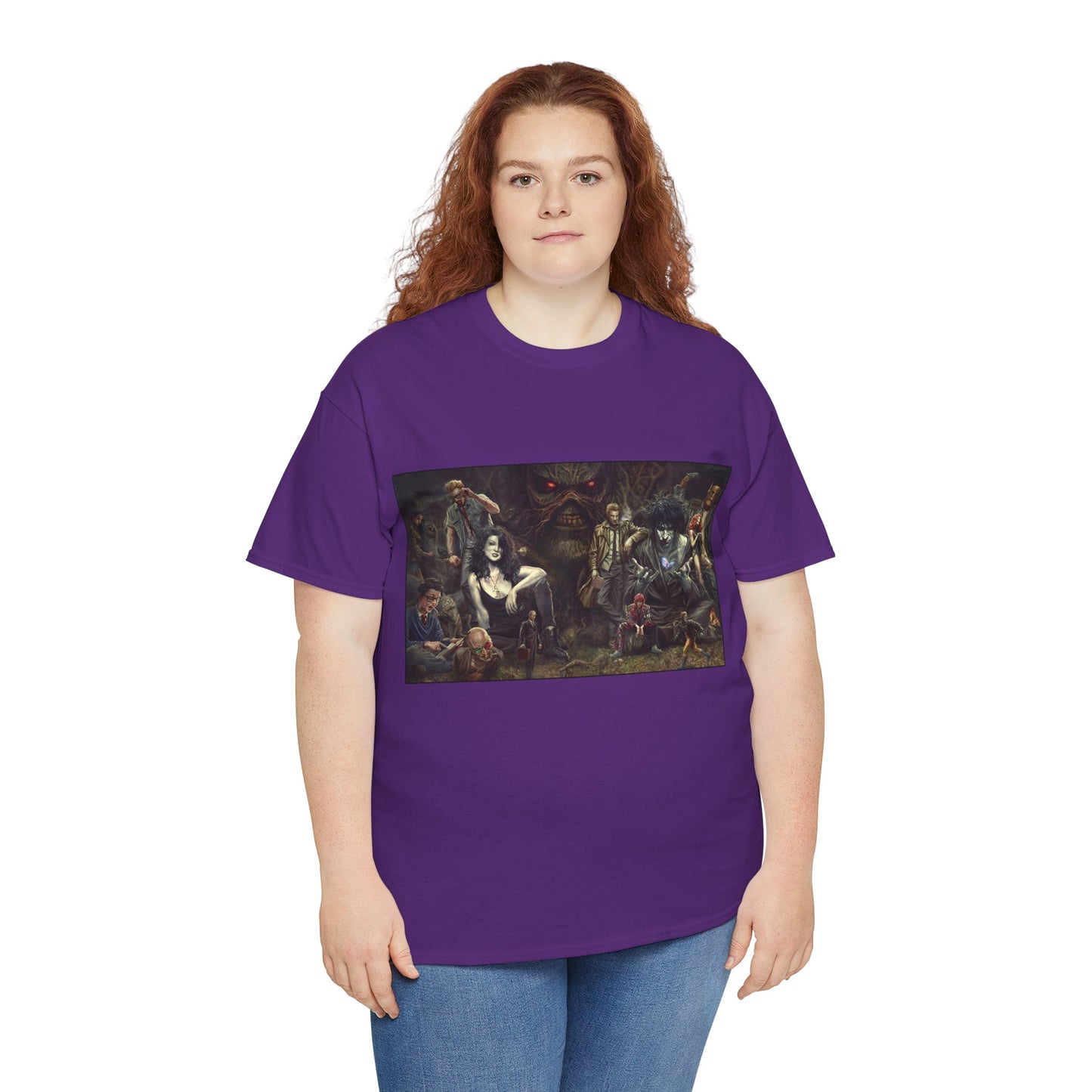 Vertigo Poster T-Shirt - Lee Bermejo Art - Swamp Thing, Sandman, Death, Spider Jerusalem, Shade - DC Comics