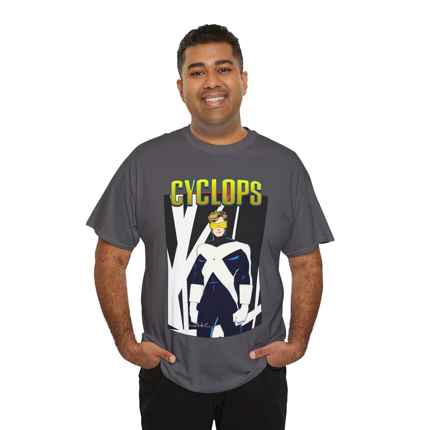 Cyclops T-Shirt - Walt Simonson Art - X-Men, X-Factor Member & Leader - Scott Summers - Marvel Comics