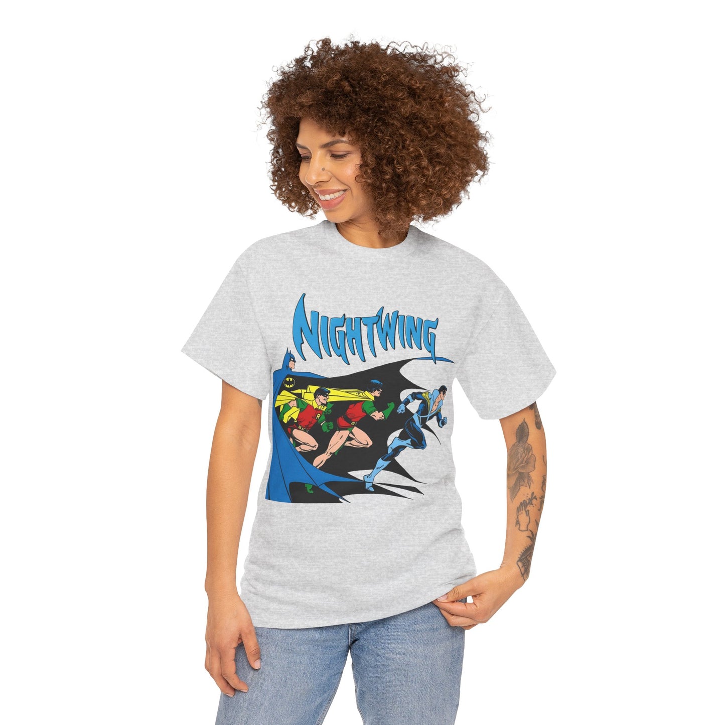 Nightwing T-Shirt - George Perez Art - Batman, Bruce Wayne, Robin, Dick Grayson - New Teen Titans Leader - DC Comics
