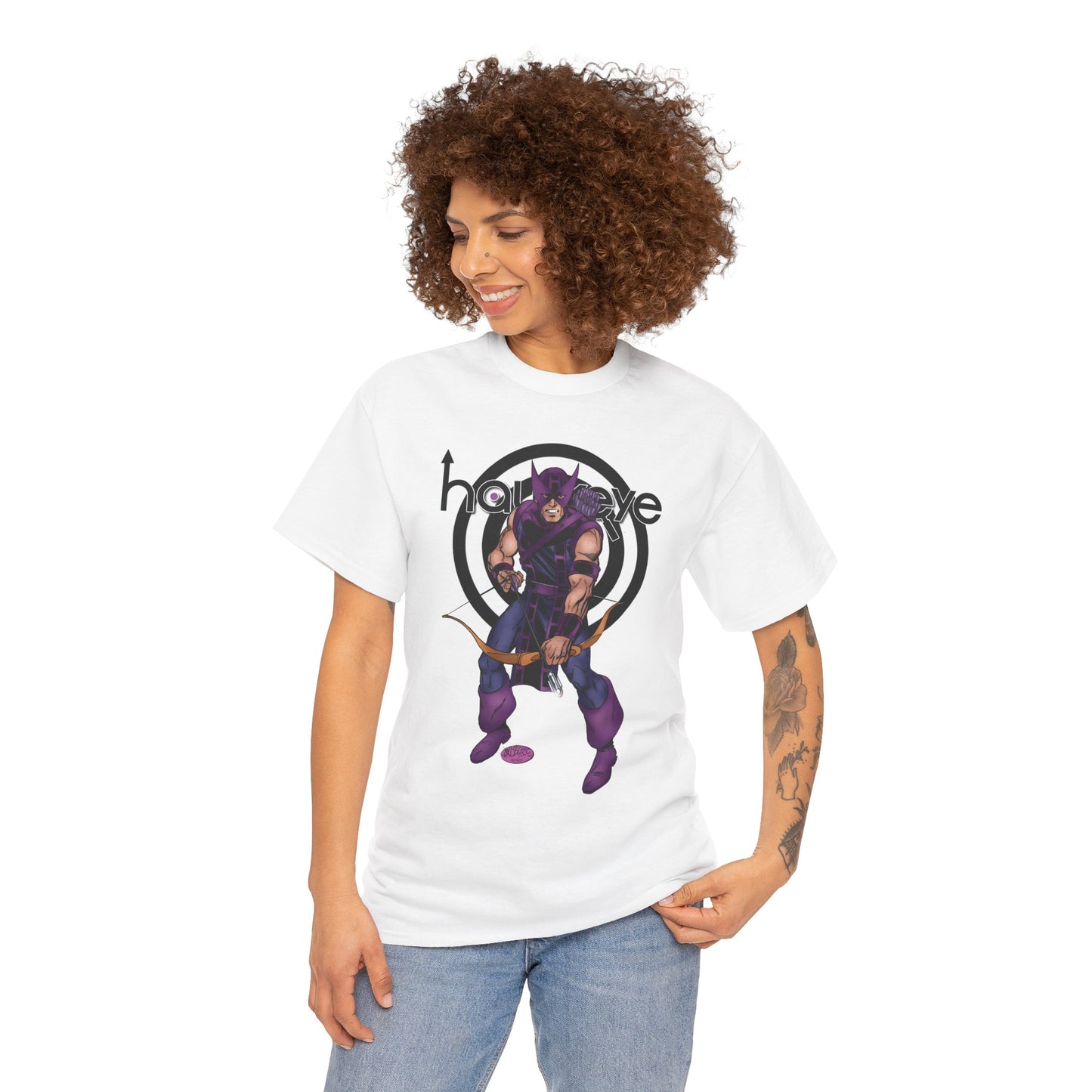 Hawkeye T-Shirt - John Byrne Art - Clint Barton, Avengers Leader & Member - Marvel's Ultimate Archer - Marvel Comics