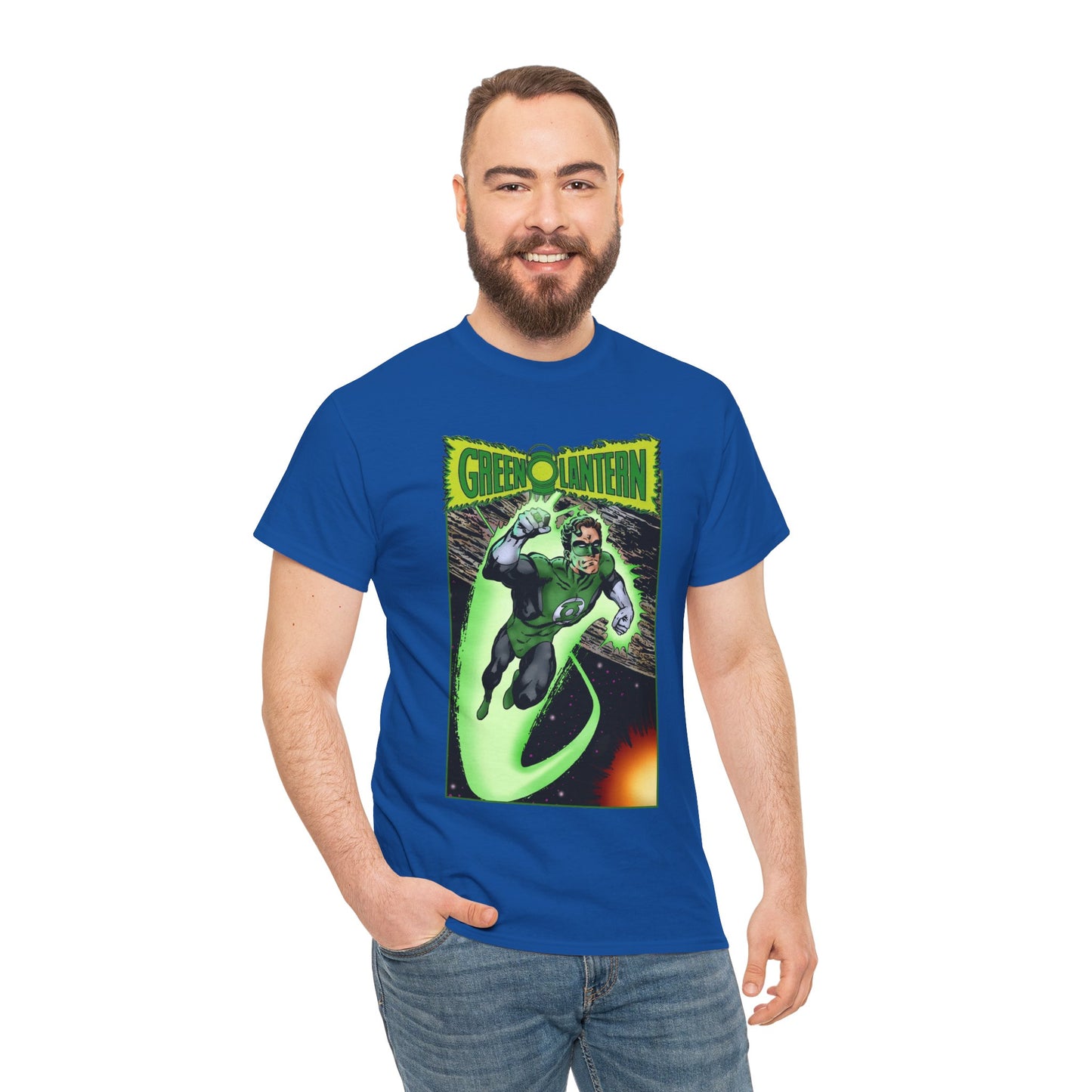 Green Lantern T-Shirt - John Byrne Art - Hal Jordan - Guardians of Oa - DC Comics - Sector 2814
