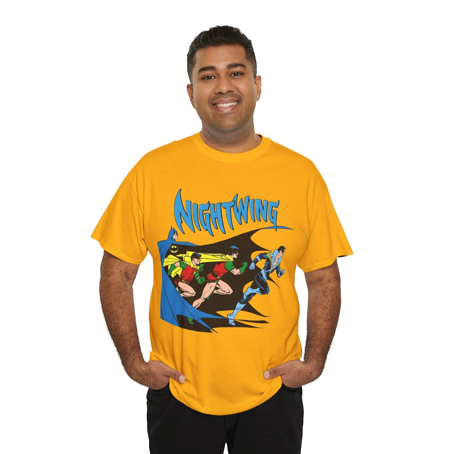 Nightwing T-Shirt - George Perez Art - Batman, Bruce Wayne, Robin, Dick Grayson - New Teen Titans Leader - DC Comics
