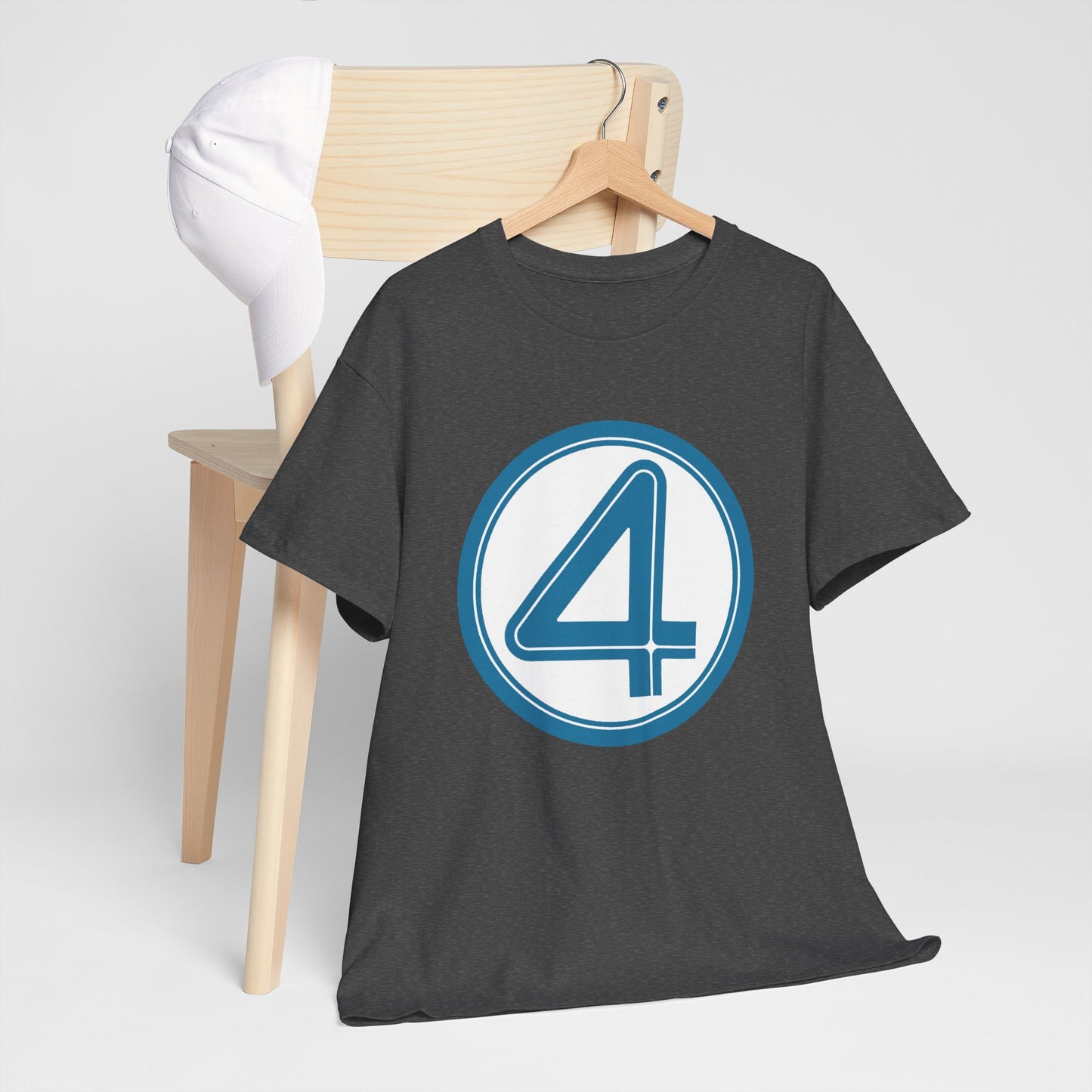 Fantastic Four Logo T-Shirt - New Marvel Movie 2025 - MCU - Pedro Pascal - 4 - Marvel Comics - Reed Richards