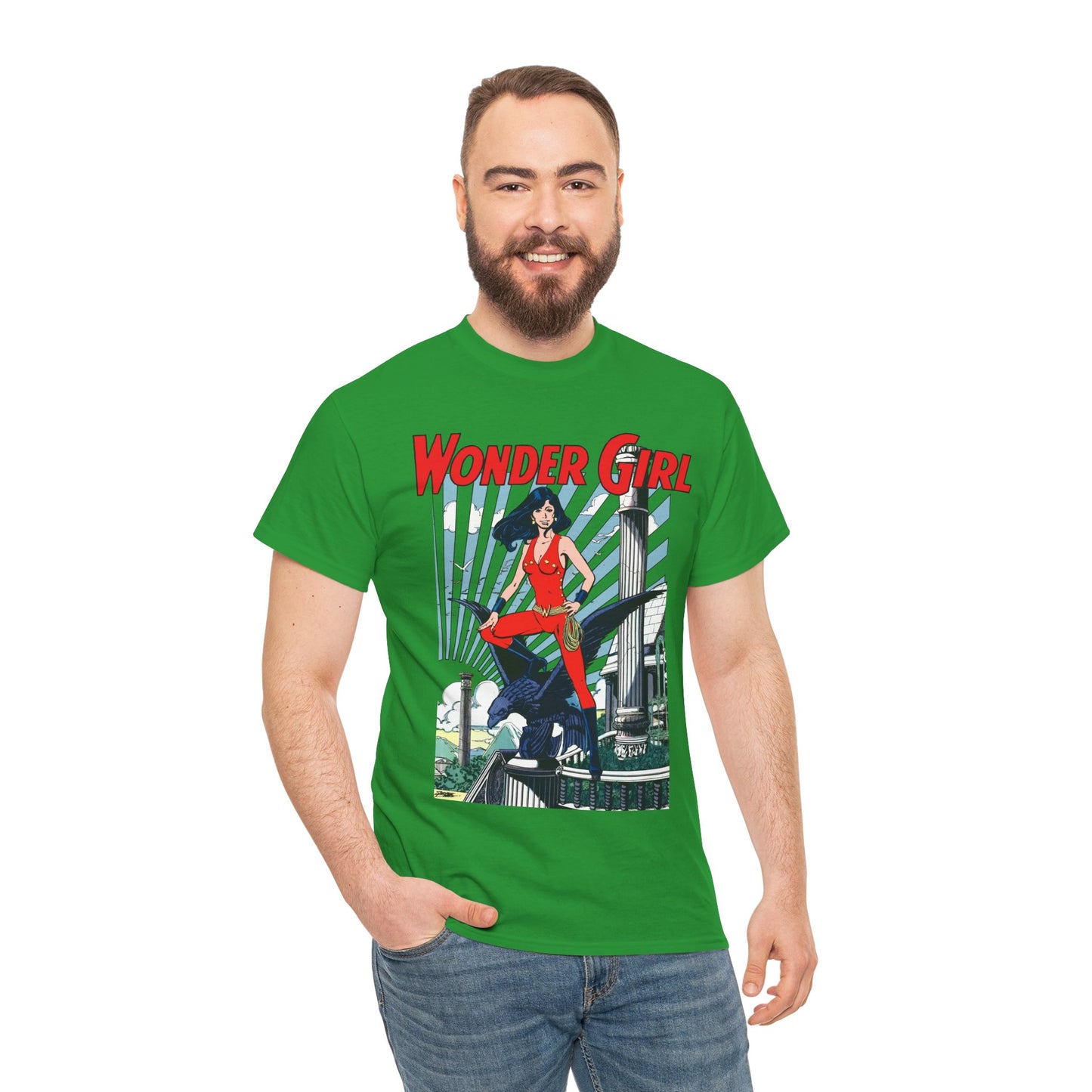 Wonder Girl T-Shirt - George Perez Art - New Teen Titans Member & Leader - Donna Troy, Sister of Wonder Woman - Amazon Warrior - DC Comics