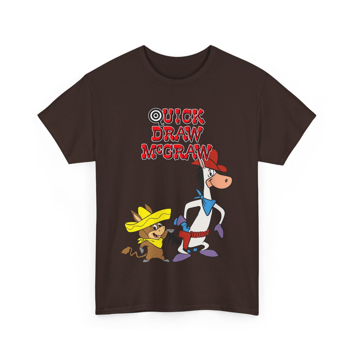Quick Draw McGraw T-Shirt - Baba Looey - Hanna-Barbera Cartoon - Popular 1960s TV Animation