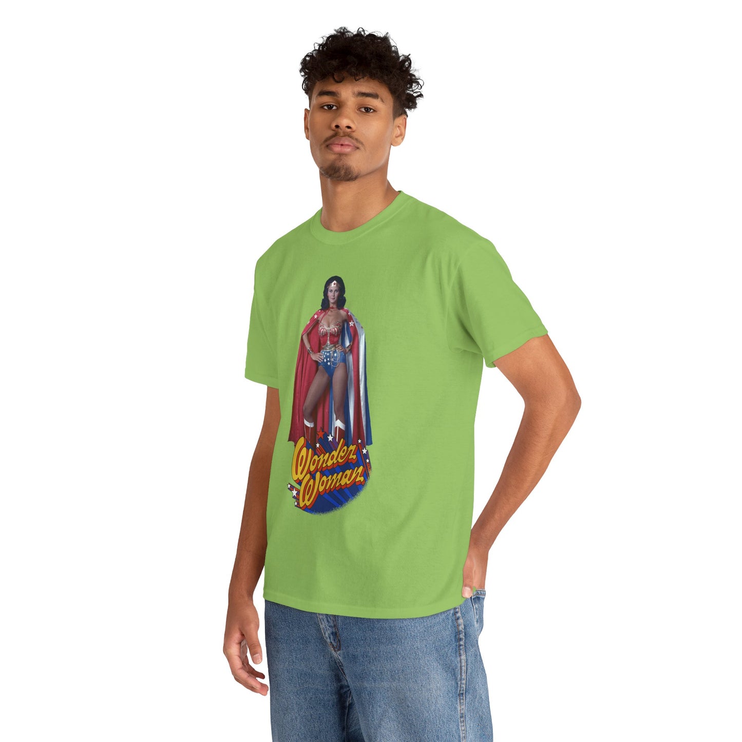Wonder Woman T-Shirt - Lynda Carter - DC Comics - 1970s CBS TV Show - Amazons from Paradise Island