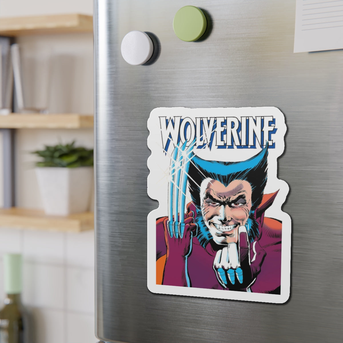 Wolverine Die-Cut Magnet - Frank Miller Art - 1982 Mini-Series - Marvel Comics - 3", 4", 5", 6"