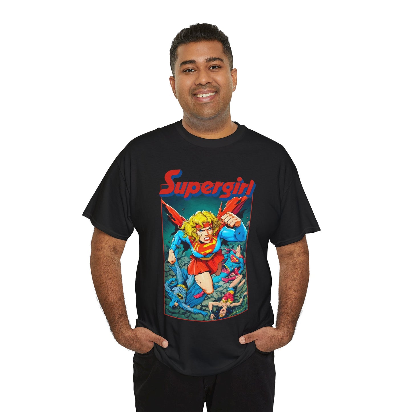 Supergirl T-Shirt - Tom Grummett Art - Crisis on Infinite Earths - Classic DC Comics Series - Death of Supergirl