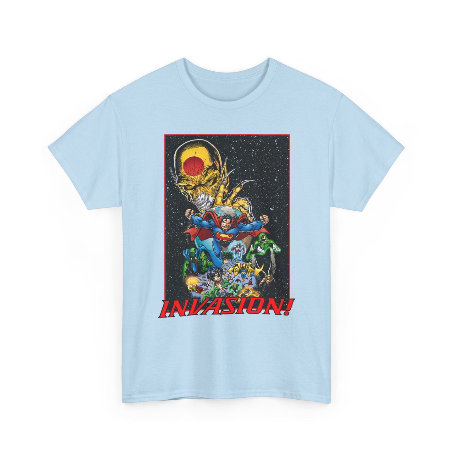 Invasion T-Shirt - Bart Sears Art - DC Comics
