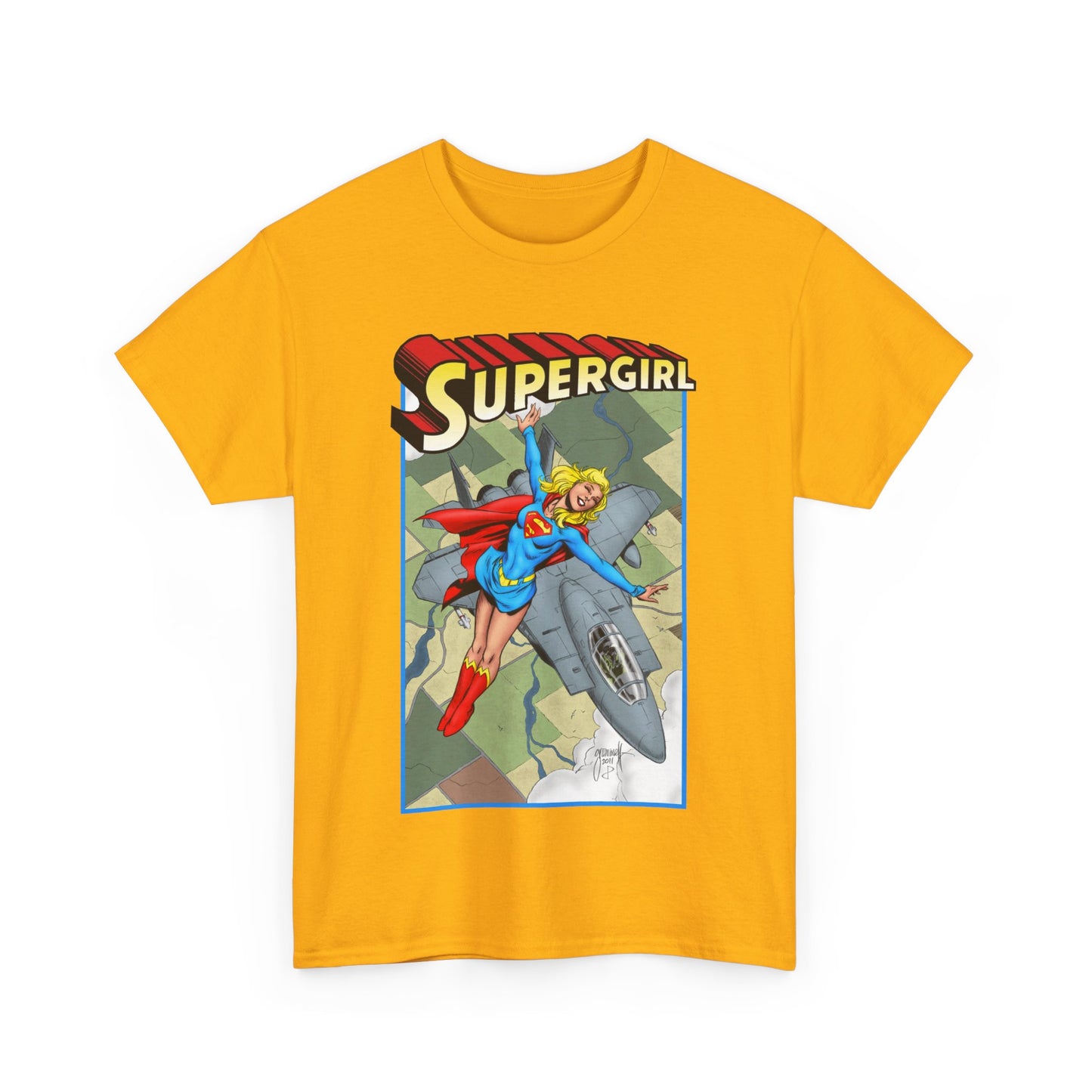 Supergirl T-Shirt - Tom Grummett Art - Kara from Argo City, Superman's Cousin - The Maid of Might - DC Comics