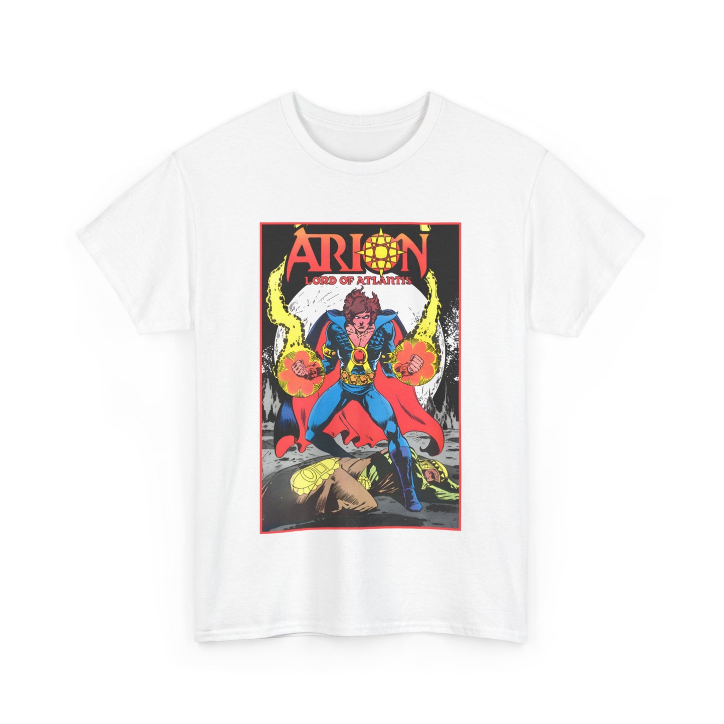 Arion, Lord of Atlantis T-Shirt - Jan Duursema Art - Atlantis Wizard - Lord of Order - Lord High Mage - DC Comics