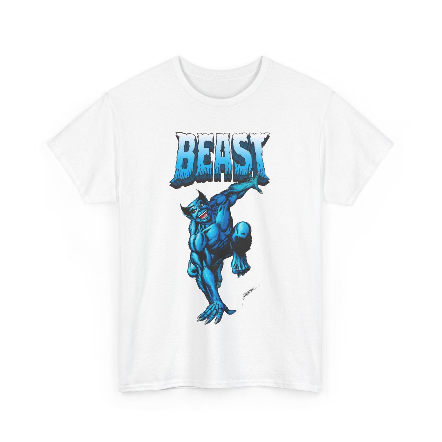 Beast T-Shirt - George Perez Art - Avengers, X-Men Member - Hank McCoy - Marvel Comics
