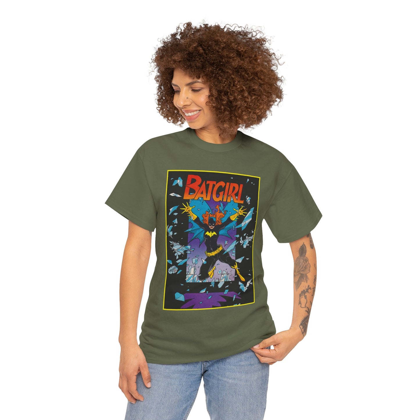Batgirl T-Shirt - Mike Mignola Art - Barbara Gordon, Gotham City, Batfamily - DC Comics