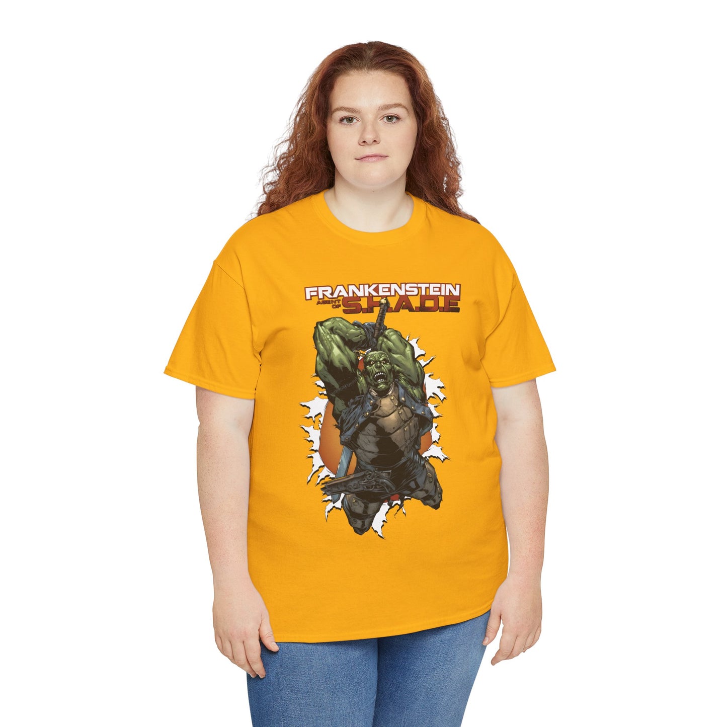Frankenstein, Agent of SHADE T-Shirt - Alberto Ponticelli Art - New 52 Series - DC Comics